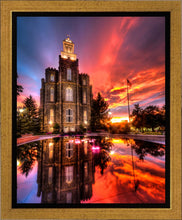 Load image into Gallery viewer, Logan Utah Fiery Sunset