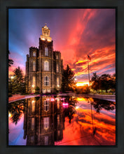 Load image into Gallery viewer, Logan Utah Fiery Sunset