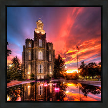 Load image into Gallery viewer, Logan Utah Fiery Sunset