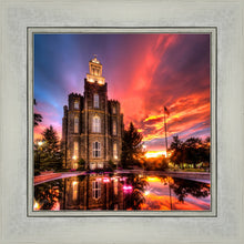 Load image into Gallery viewer, Logan Utah Fiery Sunset