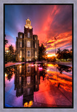 Load image into Gallery viewer, Logan Utah Fiery Sunset
