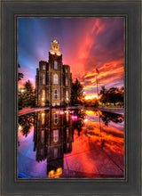 Load image into Gallery viewer, Logan Utah Fiery Sunset