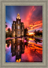 Load image into Gallery viewer, Logan Utah Fiery Sunset
