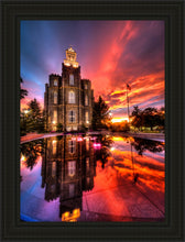 Load image into Gallery viewer, Logan Utah Fiery Sunset