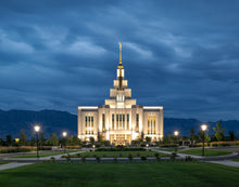 Load image into Gallery viewer, Saratoga Springs Utah Blue Night