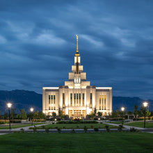 Load image into Gallery viewer, Saratoga Springs Utah Blue Night