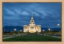 Load image into Gallery viewer, Saratoga Springs Utah Blue Night