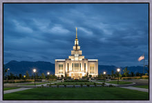 Load image into Gallery viewer, Saratoga Springs Utah Blue Night