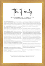 Load image into Gallery viewer, The Proclamation To The Family