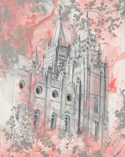 Load image into Gallery viewer, SLC Temple Spring Blossoms