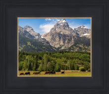 Load image into Gallery viewer, Panorama of Grand Teton Mountain Range, Wyoming