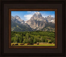 Load image into Gallery viewer, Panorama of Grand Teton Mountain Range, Wyoming