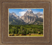Load image into Gallery viewer, Panorama of Grand Teton Mountain Range, Wyoming