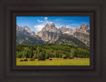Load image into Gallery viewer, Panorama of Grand Teton Mountain Range, Wyoming