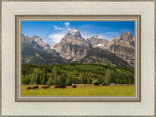 Load image into Gallery viewer, Panorama of Grand Teton Mountain Range, Wyoming