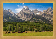 Load image into Gallery viewer, Panorama of Grand Teton Mountain Range, Wyoming