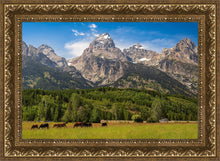 Load image into Gallery viewer, Panorama of Grand Teton Mountain Range, Wyoming