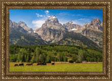 Load image into Gallery viewer, Panorama of Grand Teton Mountain Range, Wyoming