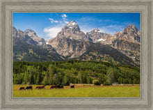 Load image into Gallery viewer, Panorama of Grand Teton Mountain Range, Wyoming