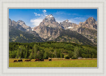 Load image into Gallery viewer, Panorama of Grand Teton Mountain Range, Wyoming