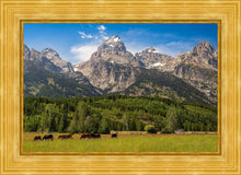 Load image into Gallery viewer, Panorama of Grand Teton Mountain Range, Wyoming