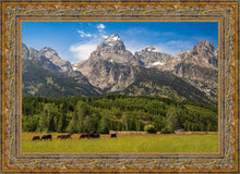Load image into Gallery viewer, Panorama of Grand Teton Mountain Range, Wyoming