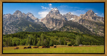 Load image into Gallery viewer, Panorama of Grand Teton Mountain Range, Wyoming