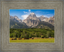 Load image into Gallery viewer, Panorama of Grand Teton Mountain Range, Wyoming