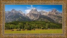 Load image into Gallery viewer, Panorama of Grand Teton Mountain Range, Wyoming