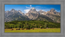 Load image into Gallery viewer, Panorama of Grand Teton Mountain Range, Wyoming