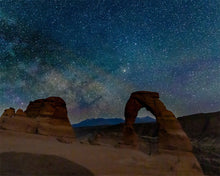 Load image into Gallery viewer, Milky Way Over Delicate Arch, Arches National Park, Utah