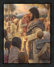 Load image into Gallery viewer, He Took Them Up In His Arms Gallery Wrap