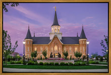 Load image into Gallery viewer, Provo City Center Temple His Love Endureth All Things Gallery Wrap