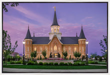 Load image into Gallery viewer, Provo City Center Temple His Love Endureth All Things Gallery Wrap