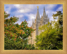 Load image into Gallery viewer, Salt Lake City Temple Autumn Leaves