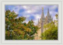 Load image into Gallery viewer, Salt Lake City Temple Autumn Leaves