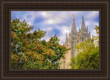 Load image into Gallery viewer, Salt Lake City Temple Autumn Leaves