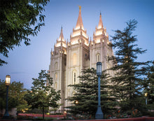 Load image into Gallery viewer, Salt Lake City Temple Early Morning Blessings Gallery Wrap