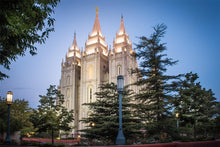 Load image into Gallery viewer, Salt Lake City Temple Early Morning Blessings Gallery Wrap