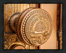Load image into Gallery viewer, Salt Lake City Temple Holiness In Gold Gallery Wrap