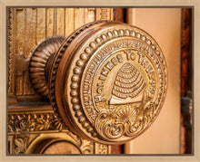 Load image into Gallery viewer, Salt Lake City Temple Holiness In Gold Gallery Wrap