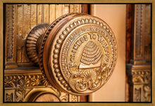 Load image into Gallery viewer, Salt Lake City Temple Holiness In Gold Gallery Wrap