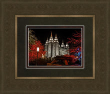 Load image into Gallery viewer, Salt Lake City Temple Lights Aglow
