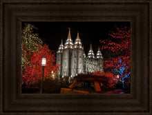 Load image into Gallery viewer, Salt Lake City Temple Lights Aglow