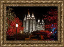 Load image into Gallery viewer, Salt Lake City Temple Lights Aglow