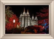 Load image into Gallery viewer, Salt Lake City Temple Lights Aglow