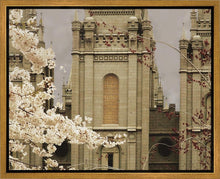 Load image into Gallery viewer, Salt Lake City Temple The Promise Sepia Gallery Wrap