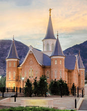 Load image into Gallery viewer, Provo City Center Temple Pastel Gallery Wrap