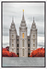 Load image into Gallery viewer, Salt Lake City Temple Autumn's Glory Gallery Wrap