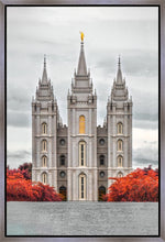 Load image into Gallery viewer, Salt Lake City Temple Autumn's Glory Gallery Wrap